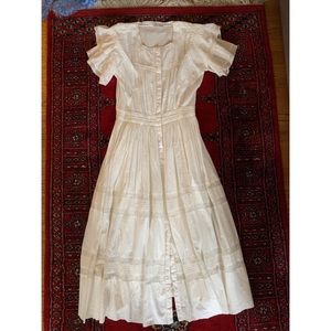 Cotton eyelet Love Shack Fancy dress.